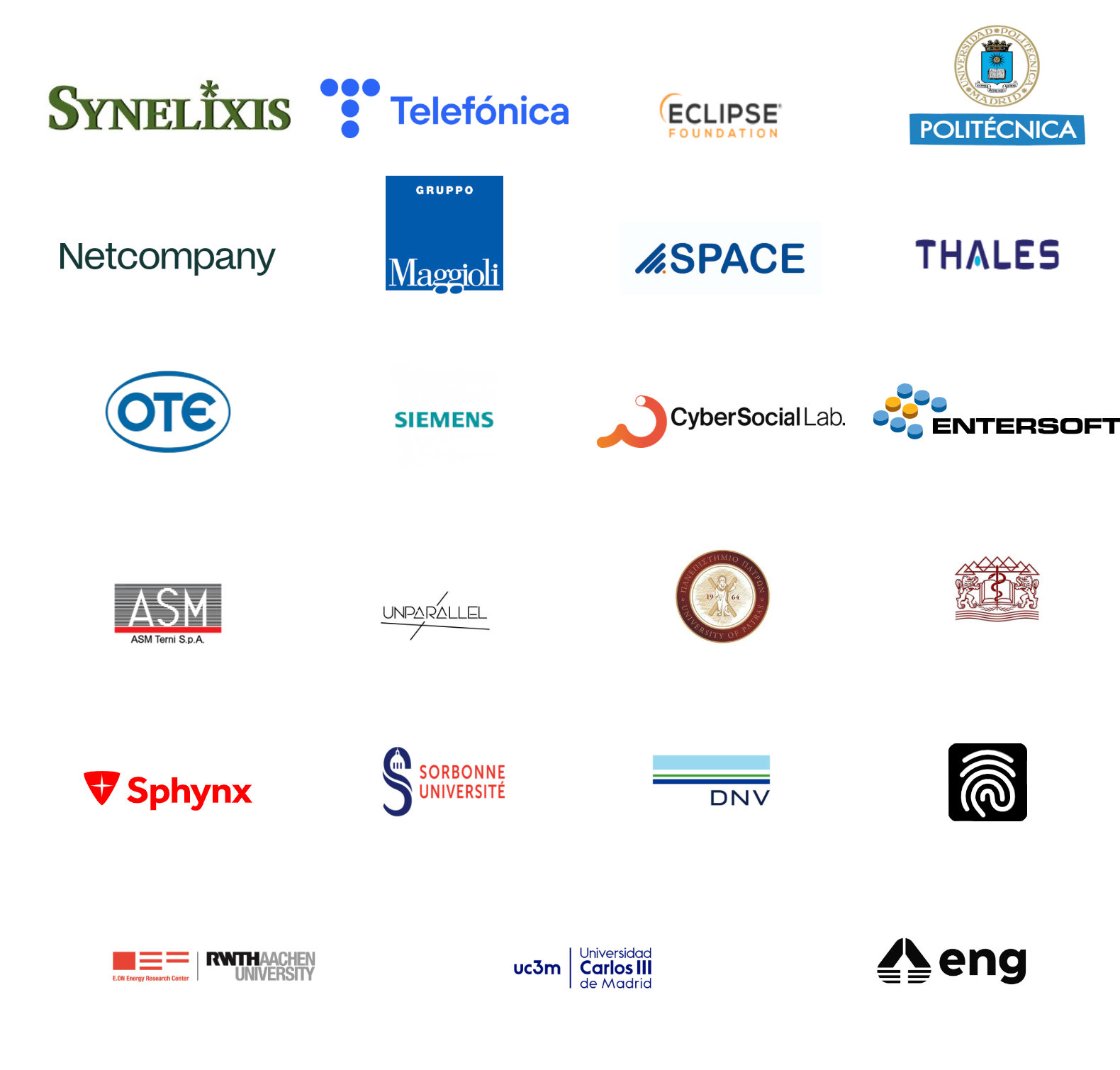 Partners involved logos